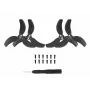 SUNNYLIFE 3032S-2-D Propeller Set 4 Stück für DJI Avata 2 - Schwarz