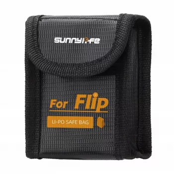 SUNNYLIFE Feuerfeste LiPo-Akku-Sicherheitstasche für DJI Flip Drohne - 1 Akku Kapazität