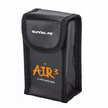 SUNNYLIFE feuerfeste Tasche für 1 DJI Air 3 / 3S Akku