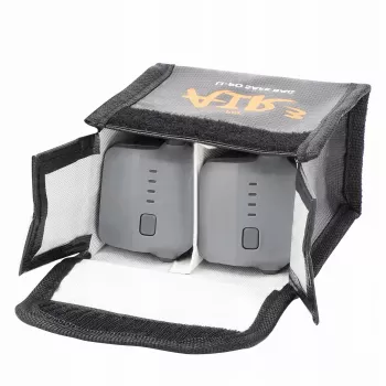 SUNNYLIFE Feuerfeste Tasche für 2 DJI Air 3 / 3S Akkus