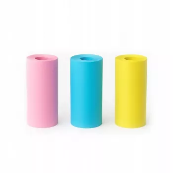 LOVEINSTANT Thermo-Papier-Nachfüllung 3 Rollen 53mm x 6,5m Farbmix für Phomemo T02/M02x/M02 Pro, Love Instant X6/S1