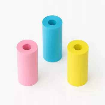 LOVEINSTANT Thermo-Papier-Nachfüllung 3 Rollen 53mm x 6,5m Farbmix für Phomemo T02/M02x/M02 Pro, Love Instant X6/S1