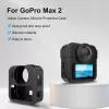 PULUZ 3-in-1 Kit Schutzhülle, Objektivdeckel, Handschlaufe für GoPro Max 2 - Schwarz