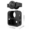 PULUZ 3-in-1 Kit Schutzhülle, Objektivdeckel, Handschlaufe für GoPro Max 2 - Schwarz