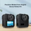 PULUZ 3-in-1 Kit Schutzhülle, Objektivdeckel, Handschlaufe für GoPro Max 2 - Schwarz