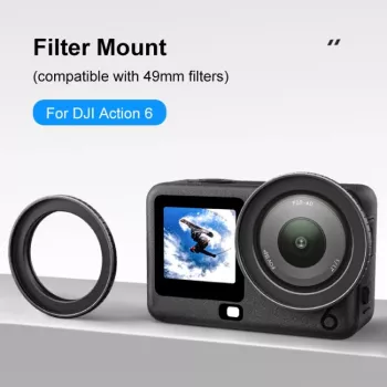 PULUZ 49mm Filter-Adapterhalterung für DJI Osmo Action 6