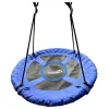LEAN SPORT Gartenschaukel Storchennest für Kinder Blau 80 cm