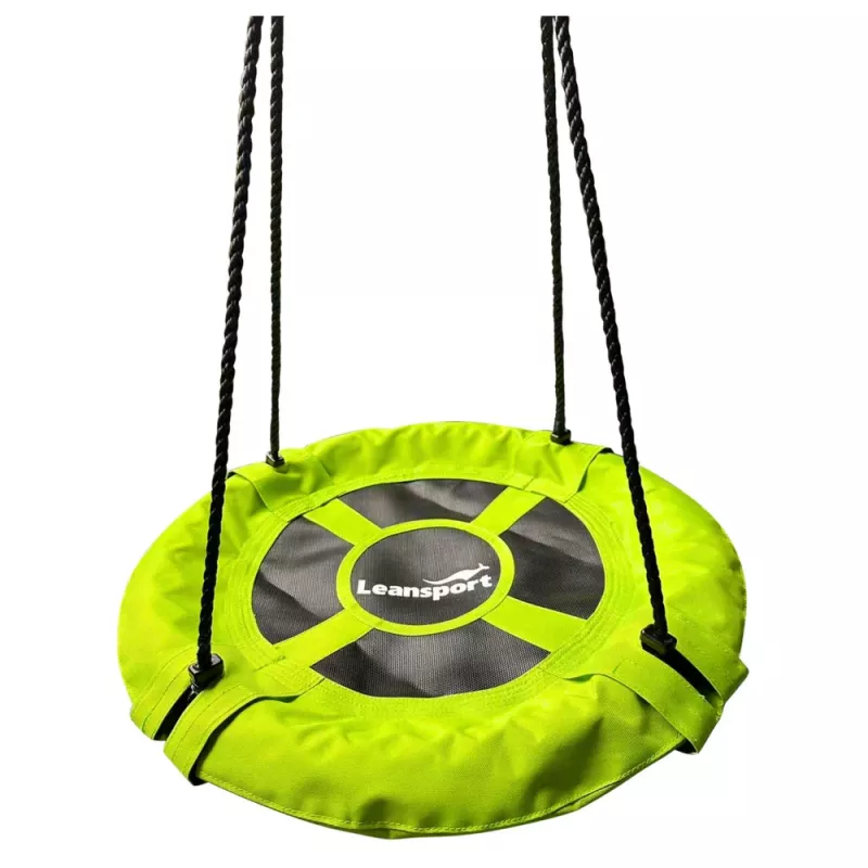 LEAN SPORT Gartenschaukel Storchennest für Kinder Grün 60cm