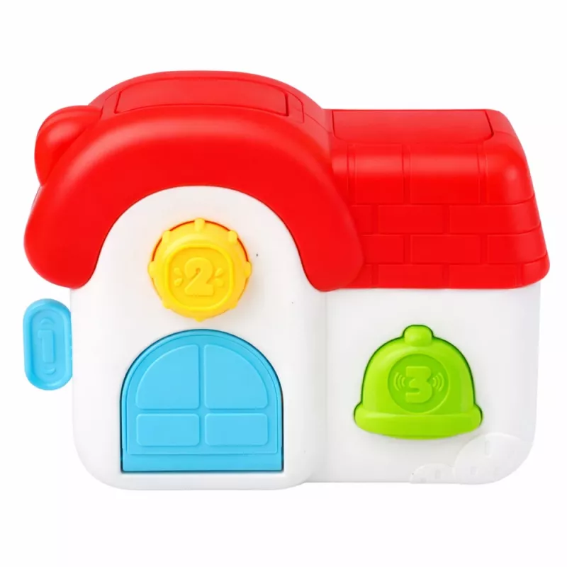 LEAN TOYS Interaktives Lernhaus für Kleinkinder - Pop-Up Tiere