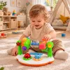 LEAN TOYS Interaktives Musikspielzeug für Kleinkinder Rassel Lichter Geräusche