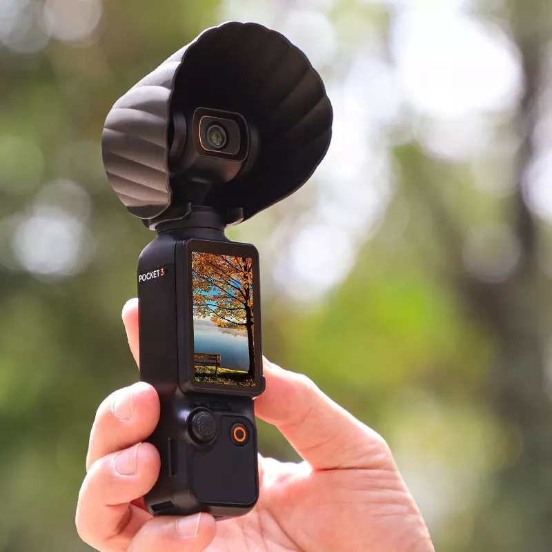 SUNNYLIFE Lens Sun Hood für DJI Osmo Pocket 3 - Schwarz