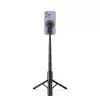 Tech-Protect L06S Selfie Stick Stativ mit LED-Licht und Bluetooth-Fernbedienung, Schwarz