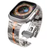 TECH-PROTECT STAINLESS LINE Apple Watch Armband 44/45/46/49 mm Titanium/Orange
