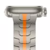 TECH-PROTECT STAINLESS LINE Apple Watch Armband 44/45/46/49 mm Titanium/Orange