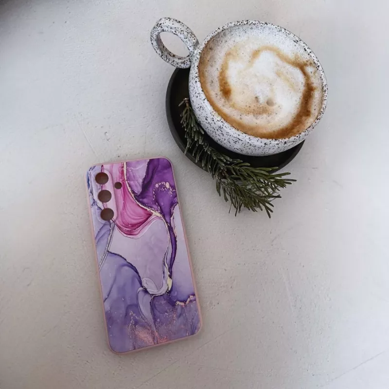 TECH-PROTECT Back Cover für Xiaomi Redmi Note 13 Pro 5G / Poco X6 5G, Marmormuster, Weiß/Grau, Hybrid TPU + PC