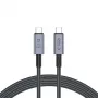 TECH-PROTECT ULTRABOOST MAX USB 4.0 8K 40Gbps Type-C Kabel PD240W 200cm Grau