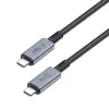 TECH-PROTECT ULTRABOOST MAX USB 4.0 8K 40Gbps Type-C Kabel PD240W 200cm Grau