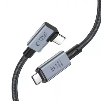 TECH-PROTECT ULTRABOOST MAX “L” USB 4.0 8K 40Gbps USB-C Kabel PD 240W 150cm Grau