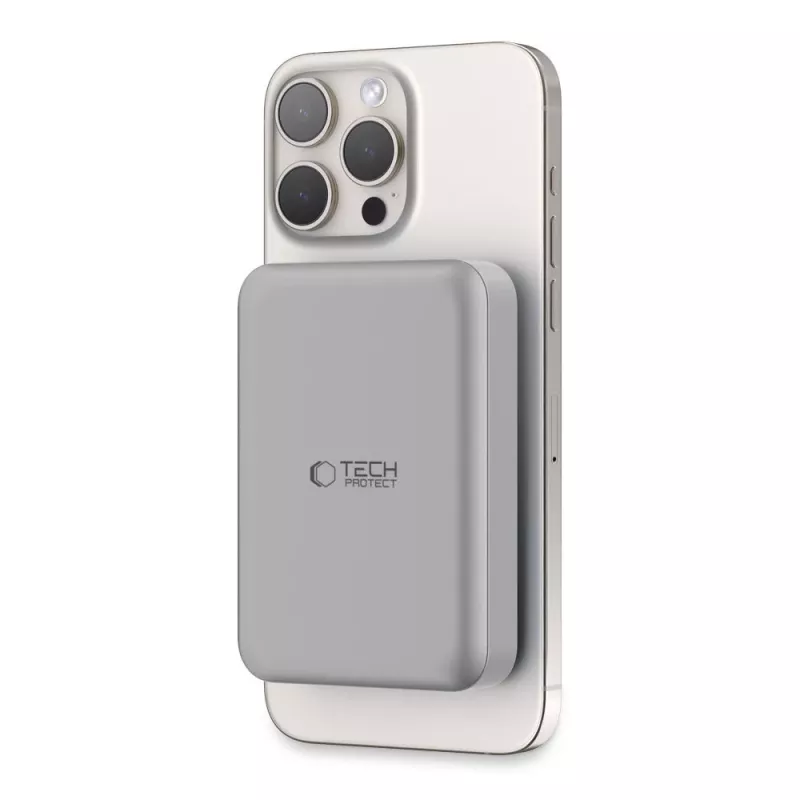 TECH-PROTECT PB11 LIFEMAG MagSafe Power Bank 10000mAh Titanium