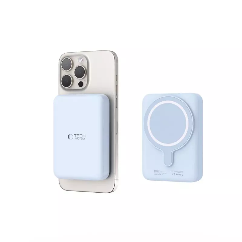 TECH-PROTECT PB11 LIFEMAG MagSafe Power Bank 10000mAh Blau