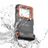 TECH-PROTECT IPX8 Universal Diving Waterproof Case Black/Orange