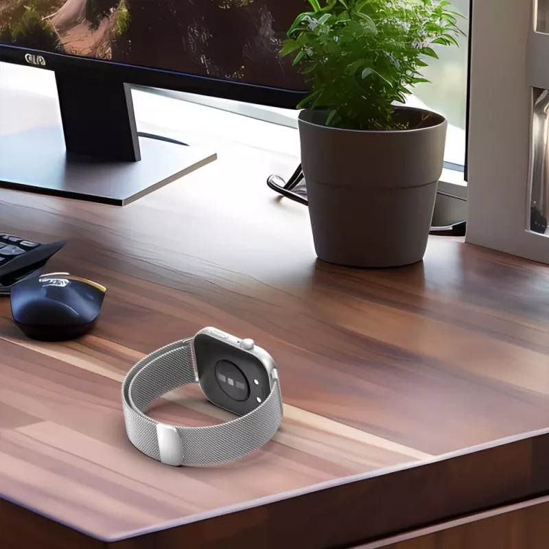 TECH-PROTECT Milanese Loop Band für Huawei Watch Fit 3 - Schwarz