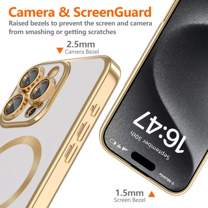 Tech-Protect MagFlex für iPhone 16 Pro Gold