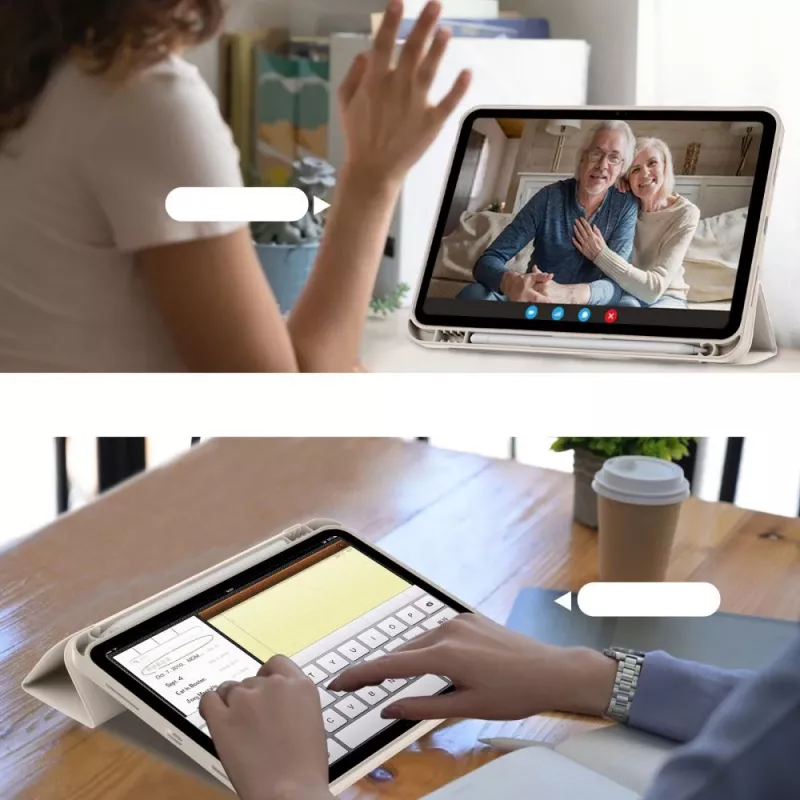 Tech-Protect SC Pen Case für iPad 10.9 (10th Gen, 2022) / iPad 11 (2025), Starlight