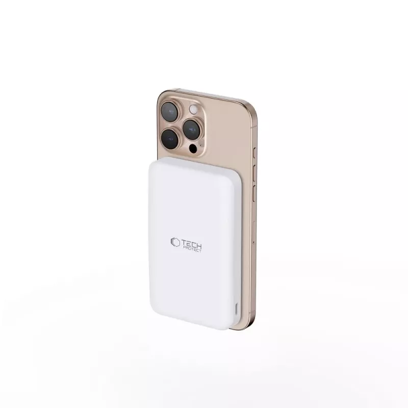 TECH-PROTECT PB24 LIFEMAG QI2 MAGSAFE POWER BANK 10000MAH WEISS