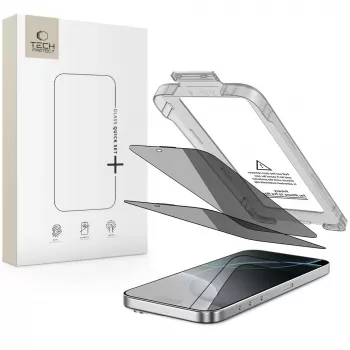 TECH-PROTECT Quick Set Spy+ Privacy Screen Protector 2-Pack für Apple iPhone 16 Pro