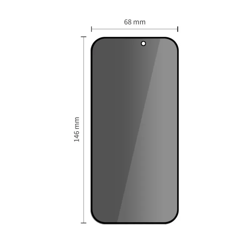 TECH-PROTECT Quick Set Spy+ Privacy Screen Protector 2-Pack für Apple iPhone 16 Pro