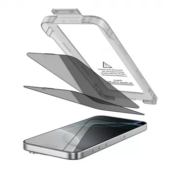 TECH-PROTECT Quick Set SPY+ Privacy Screen Protector 2-Pack für iPhone 16 Pro Max
