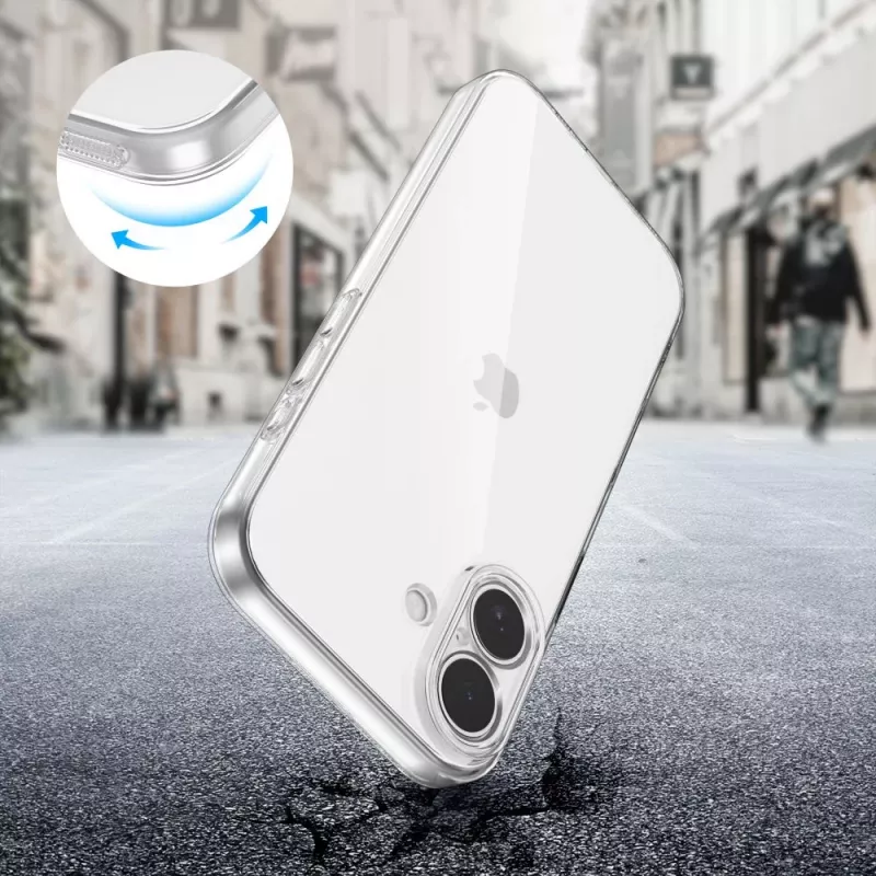 Tech-Protect Flexair iPhone 17 Clear Back Cover
