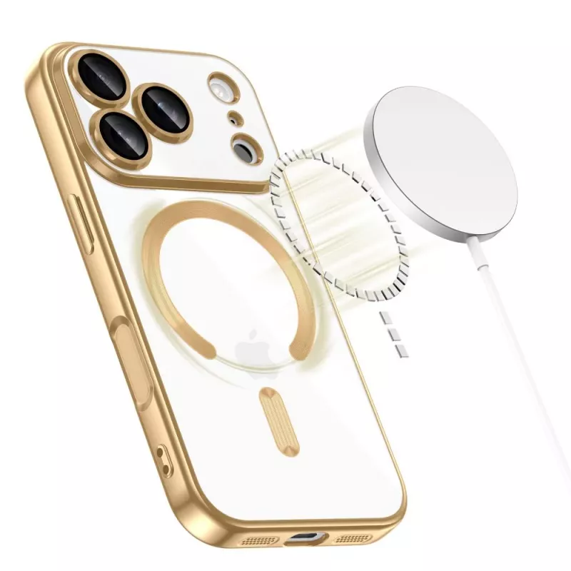 Tech-Protect MagFlex MagSafe Case für Apple iPhone 17 Pro, Shiny Gold