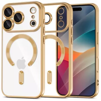 Tech-Protect MagFlex Magsafe Case für Apple iPhone 17 Pro Max, Shiny Gold