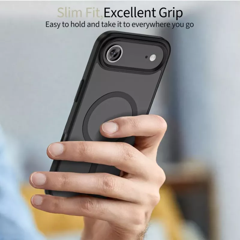 Tech-Protect Magmat Magsafe iPhone 17 Air Matte Black Back Cover
