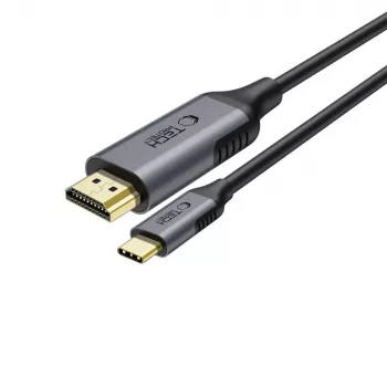 TECH-PROTECT UltraBoost USB-C auf HDMI 2.0 Kabel 4K 60Hz 180cm Schwarz