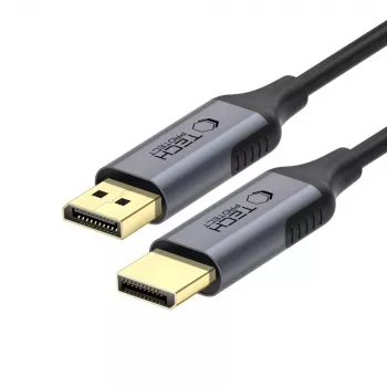 TECH-PROTECT ULTRABOOST DisplayPort auf DisplayPort Kabel 1.4 4K 60Hz 200cm Schwarz