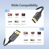 TECH-PROTECT ULTRABOOST DisplayPort auf DisplayPort Kabel 1.4 4K 60Hz 200cm Schwarz