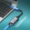 TECH-PROTECT ULTRABOOST Adapter USB 3.0 auf Ethernet RJ45 1000Mbps Schwarz