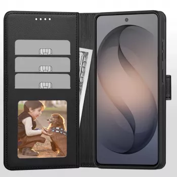 TECH-PROTECT Wallet MagSafe Case für Samsung Galaxy S26 Ultra, Matt Schwarz