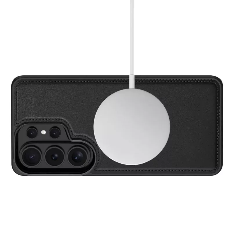 TECH-PROTECT Wallet MagSafe Case für Samsung Galaxy S26 Ultra, Matt Schwarz