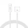 TECH-PROTECT MMC01 UltraBoost Magnetic MacBook Cable USB-C auf MagSafe 3 140W 200cm Weiß