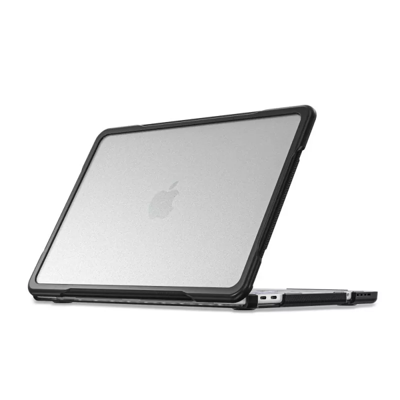 Tech-Protect Velar MacBook Neo 13 2026 Hard Shell Case Black/Matte Clear