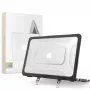 Tech-Protect Kevlar Pro MacBook Neo 13 2026 Matte Black/Clear Protective Laptop Case