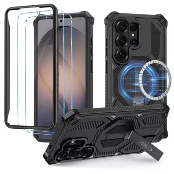 TECH-PROTECT MagBlast MagSafe + Glass 2-Pack für Samsung Galaxy S26 Ultra Schwarz