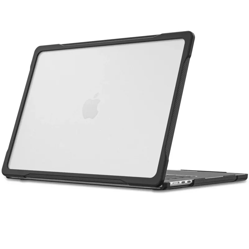 Tech-Protect Velar MacBook Air 13 M2-M5 2023-2026 Schwarz/Matttransparent