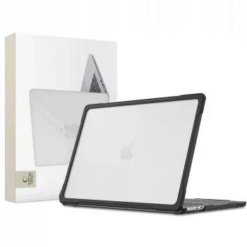 Tech-Protect Velar Hard Shell Case für MacBook Air 15 M2-M5 2023-2026 Schwarz/Matt Transparent