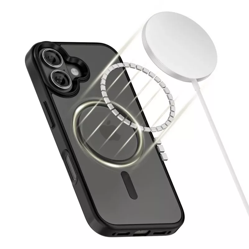 Tech-Protect Magmat XT 4-Set MagSafe Case für iPhone 17, Matt Schwarz