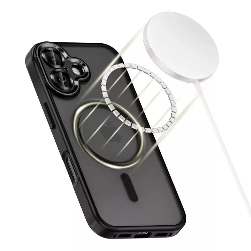 Tech-Protect Magcam Magsafe iPhone 17 Matte Black Case